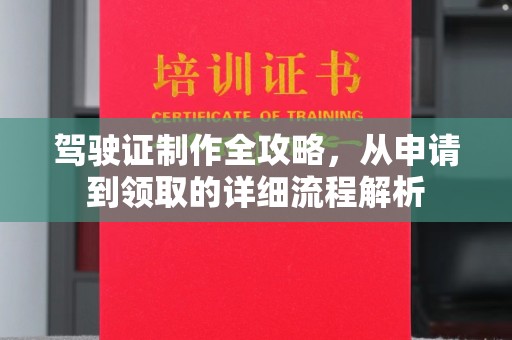 盐津驾驶证制作全攻略，从申请到领取的详细流程解析